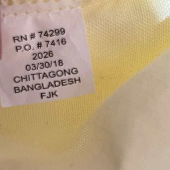 US Polo Assn Boys Yellow Collared, Short sleeves size 6 - Picture 4 of 4